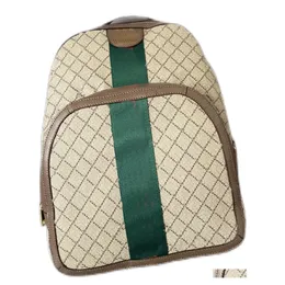 CAR DVR Backpack Style Mens e designer feminino Design vintage Padr￣o vintage Sacos de parto cl￡ssicos de entrega de gotas de lage Moda DHJW7