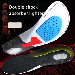 Shoe Parts Accessories Orthopedic Silicone Sport Support Insert Shock-Absorbing Feet Care for Shoes Men Women Breathable Running Cushion Insoles 230225