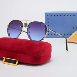 Luxury designer sunglasses men fashion sunglasses for women oval glasses metal letter front sunglass UV400 protection shades lentes de sol eyewear occhiali da sole