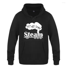 Hoods Hoodies laten wat Steam Creative Birthday Gift Men 2023 pullover Fleece Hooded Sweatshirts