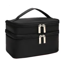 Kosmetiktaschen Hüllen Damen Große Kosmetiktasche Box Wasserdichter Oxford-Make-up-Koffer Reiseveranstalter Notwendige Schönheit Vanity Toilettenartikel Wasch-Make-up-Tasche 230225