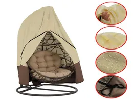 Waterproof Patio Chair Cover Egg Swing Dust Protector With Zipper Protective Case Outdoor Hanging Covers7321775