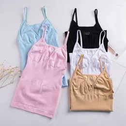 Camisoles Tanks 섹시한 조끼 바디 모양 메모리 슬링 셰이퍼 MS 코르셋 복부 여성 친밀한 허리 트레이너 셰이퍼