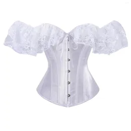 Shapers feminino Sexy Corset Lace Bustier Tops para mulheres Corsetril vintage Gótica Lingerie Corselet Overbust Bust Slave Wedding Club