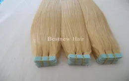 Lummy Indian Hair 14quot24quot Remy płynna skóra taśmowa taśma Indian Rmey Human Hair Extensions 100g 40pcs3554940