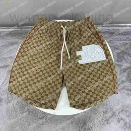 Ontwerper 22SS MENS Women Shorts broek Jacquard stof borduurwerk Spring zomer mannen Webbing Pant Casual Letter broek Xinxinbuy S-XL H4DX