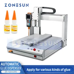 Zonesun Automatic Machine Glue Dispenserプログラム可能なルートグリース接着剤シーラントディスペンシングマシンZS-GD
