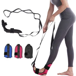 Yoga Stripes Yoga Flexibility Stretch band Leg Stretch Belt For Dance Gymnastics Yoga Pilates Exercise Flexibility Training Resistance Bands J230225