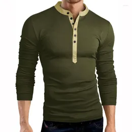 Erkekler Tişörtleri 2023 Marka Giyim 4 Renk V Düğme Boyun Erkek Gömlek Erkekler Moda Tshirts Fitness Erkek Tişört M-XXL DROP İÇİN
