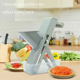 Fruktgrönsaksverktyg Spädbarn Shining Kitchen Multifunktionell Chopper Slicer Carrot Potato Manual Shredder Accessoriestools 230224