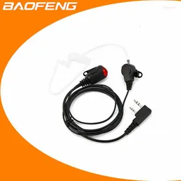 Walkie Talkie 2pcs Baofeng UV-5R Radio 2 Pin Mikrofik PCOVERTE-Akustikrohr In-Ear-Ohrhörer 888S Earphone Headset