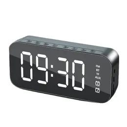 Burst Mirror Clock Wireless Bluetooth SmartMi Fuktare Högtalare Present Portable Mini Voice Broadcast Alarm Clock Audio Plug-In