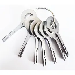 HU66 Lock Pick Set Hu 66 voor VW 7PCS Lot Quick Open Tool voor Volkswagen Car Deur Opener Locksmith Tools2478