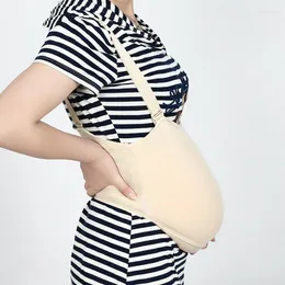 Women's Shapers Prothesis Silicone Belly Tummy Cloth Bag Woman Pregnant Bump 1500g 5-6 Months