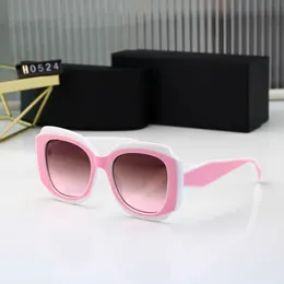 Designer Vintage Sonnenbrille Damen Herren Unisex Hochwertige Mode polarisiert Farbverlauf UV-Schutz Strand Fahren Verbundmetall Adumbral mit Box