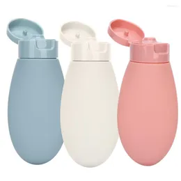 Bottiglie di stoccaggio 3pcs shampoo vuoto gel doccia tubi da viaggio liquido lozione silicone spot di campione sotto-bottiglia