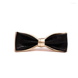 Bow Ties Brand High Quality Fashion PU Leather For Men Wedding Butterfly Mens Bowtie Gravata Borboleta Great Party