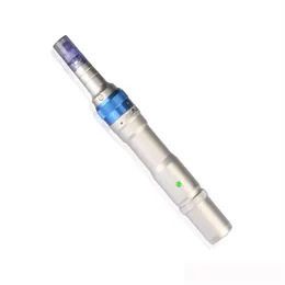 Oplaadbare derma pen dr pen ultima a6 elektrische auto mirco naald dermapen met 2 batterijen meso naald pen 5 snelheid anti-aging huid th271i