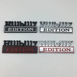 Украшение вечеринки 1PC Hillbilly Edition Car Sticker для автозаправочного эмблема 3D -значок.