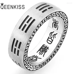 Cluster Rings QEENKISS RG838 Fine Jewelry Wholesale Fashion Man Boy Birthday Wedding Gift Retro Religious Titanium Stainless Steel Ring