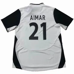 Retro Classic Amarar Soccer Jerseys 2000 2001 2003 2004 Mendieta Angulo Valencias Vicente Home Football Root