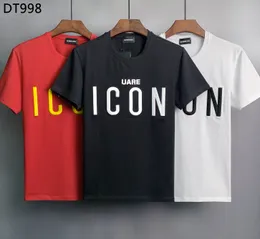 D S Q 2 MENS T-SHIRTS 2024 YENİ MENS TASARIMCI TÜZLEME İtalya Moda Tshirts Yaz T-shirt Erkek En Kalite% 100 Pamuk Üstleri DT998