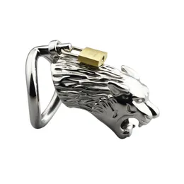 Ny Long Wolf Male Chastity Device Cage Penis Bondage Cock Lock Sleeve BdSM Sex Game Adult Toy for Man