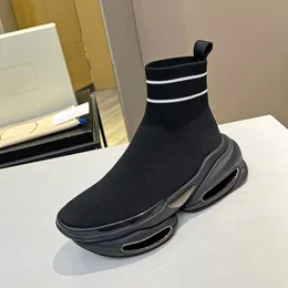 2023SS Designer Sock Shoes أحذية غير رسمية منصة متماسكة الجوارب أسود متبكى أبيض المدرب أحذية رياضية عالية الجوارب أحذية رياضية عالية