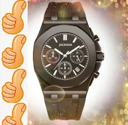 All the Crime Beliebte Automatik-Datums-Herrenuhren Luxusmode Herren Edelstahl Gummiband Quarzwerk Freizeit Klassische Armbanduhren Montre de Luxe Geschenke