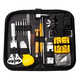 Наборы для ремонта часов 148pcs Kit Kit Watchmaker's Tools Case Back Back Open Link Link для снятия аккумулятора