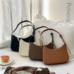 Bolsas de noite sacos para mulheres moda PU couro zíper de bolsa submarina simples design simples design casual bolsa de viagem 230225