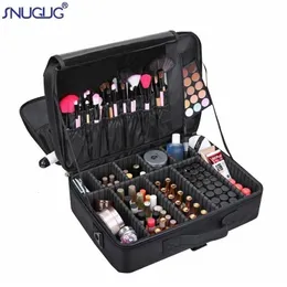 Bolsas de cosméticos Casos da marca feminina de alta qualidade Organizador de maquiagem Bolso MUJER BACO DE COSMETICA CASA CAPACIDADE CAPACIDADE MULTILAYER 230225