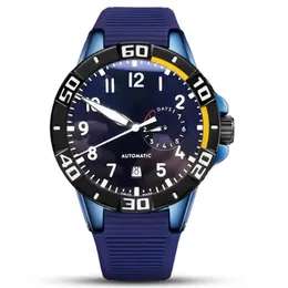 Kvalitet lyxig armbandsur Big Pilot Midnight Blue Dial Automatic Mens Watch 46mm mekaniska armbandsur orologio di lusso designe304n