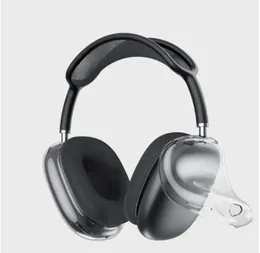 Für Airpods max Qualität Kopfhörer Ledertasche Kopfhörer Zubehör Solide Transparente TPU Hülle Silikon Niedliche Schutzhülle