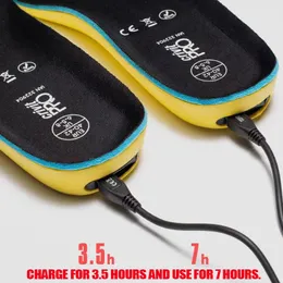 Acessórios de peças de sapatos insolos de sapatos aquecidos usb que aquecem eletricamente pés de aquecimento com pés mais quentes de meias de inverno de inverno esportes de aquecimento de esportes de inverno quente 230225