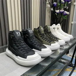 GAI GAI Scarpe eleganti Y3 Pelle bovina Uomo Sneakers Piattaforma Pelle Donna High Top Running Tennis Cerniera Decorazione Sport 230225