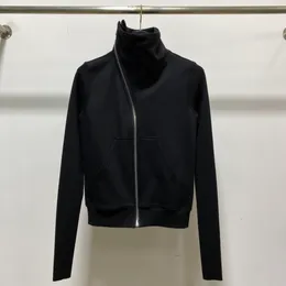 여성 S 재킷 Owen Seak 여성 스웨트 셔츠 고딕 스웨터 의류 가을 하이 스트리트 힙합 블랙 코트 재킷 230225