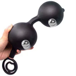 Nxy Anal Toys Selling Inflated Plug Dildo Cock Rings Stimulate Penis Sex for Women Men Couples Big Butt Stretcher 1207238G