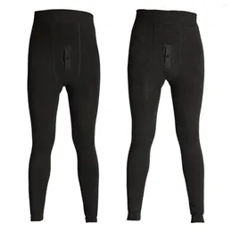 Intimo termico da uomo Pantaloni da uomo Elastico Comodo Collant Pantaloni caldi invernali Pantaloni base