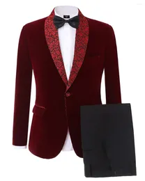 Męskie garnitury tpsaade niestandardowe zwykłe mężczyzn 2023 Slim Fit Wedding Groom Tuxedos 2 sztuki (spodnie kurtki) kostium Homme Bridegroom Summer