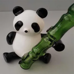 jh2017 New Glass Water Pipes Oil Rig Panda Animal Model Heady Bongs Cheap Bong with Herb Bowl High Quality Factory Latest Design H325O