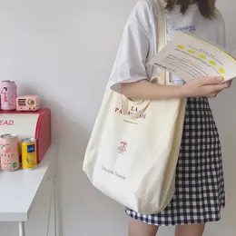 Sacos de compras Mulheres sacolas de compras parisienses Bolsa de mercearia reutilizável parisiens