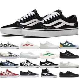 Free Shipping 2024 vanes Shoes designers Old Skool Casual skateboard shoes Black White Brown Beige orange shoes men women fashion outdoor shoes flat size 36-44