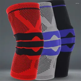 Armatura da motociclista Ginocchiere in silicone da 1 pezzo Bretelle per artrite Articolazioni Supporto Menisco Compressione Protezione Sport