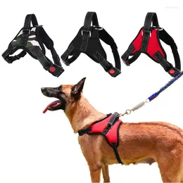 Dog Collars Accessories Pet Saddle Explosion Proof Chest Back Strong Antistress Small Medium And Large Glowing Collar Harnesses