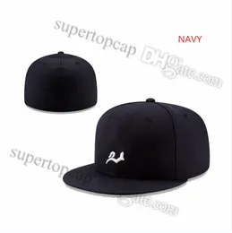 2023 Mens Baseball Full Comply Caps Summer Navy Blue Letter Bone Men Women Black Color All 32 команды повседневные спортивные шляпы Det Partle Detroit Mix Colors F27-036