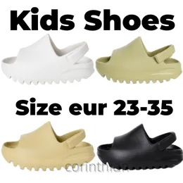 buty dla dzieci pianki pantocze Sippers Slajdes Slajds Boy Gril Sandals Shoe Todddlers Children Slipper Runner Black White zielone dzieci Eva Sipper Supper Sandals 23-35