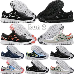 Free Run 2 2s Herr Löparskor Sommar Designers Midnight Marin Vit Gorge Grön Cinnober Svart Lime Is Foto Blå Mjuk sula Outdoor Sneakers Stl 40-45