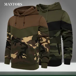 Herren Hoodies Sweatshirts Männer Casual Hoodies Camouflage Patchwork Herbst Herren Harajuku Kapuzenpullover Hip Hop Male Fleece Pullover Kleidung 230227