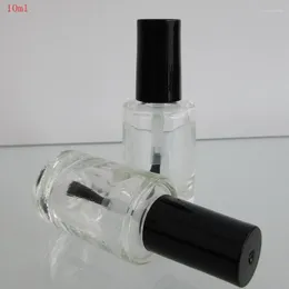 Depolama Şişeleri 5 PCS 10ml Boş Cam Şişe Oje Kapak Fırçası ile Kozmetik Makya